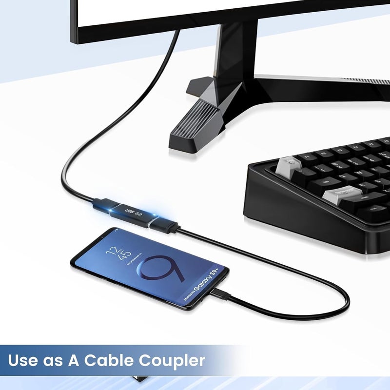 REDWIND USB Female to Female Connector Adapter Coupler 3.0, Type A USB Jointer Both Side Female, Upgraded Extender Converter - Image 3