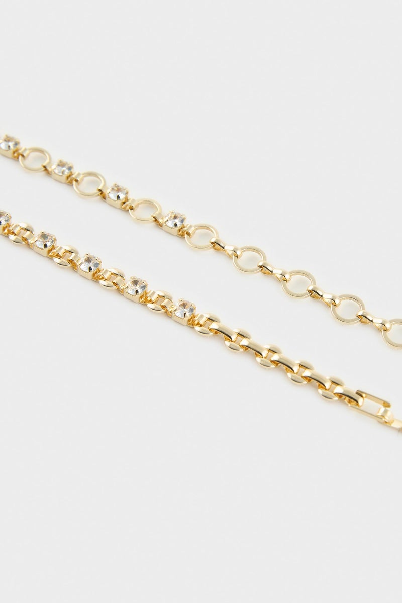 DeFacto Gold Woman Woman 2 Piece Bracelet Set Casual - Image 5