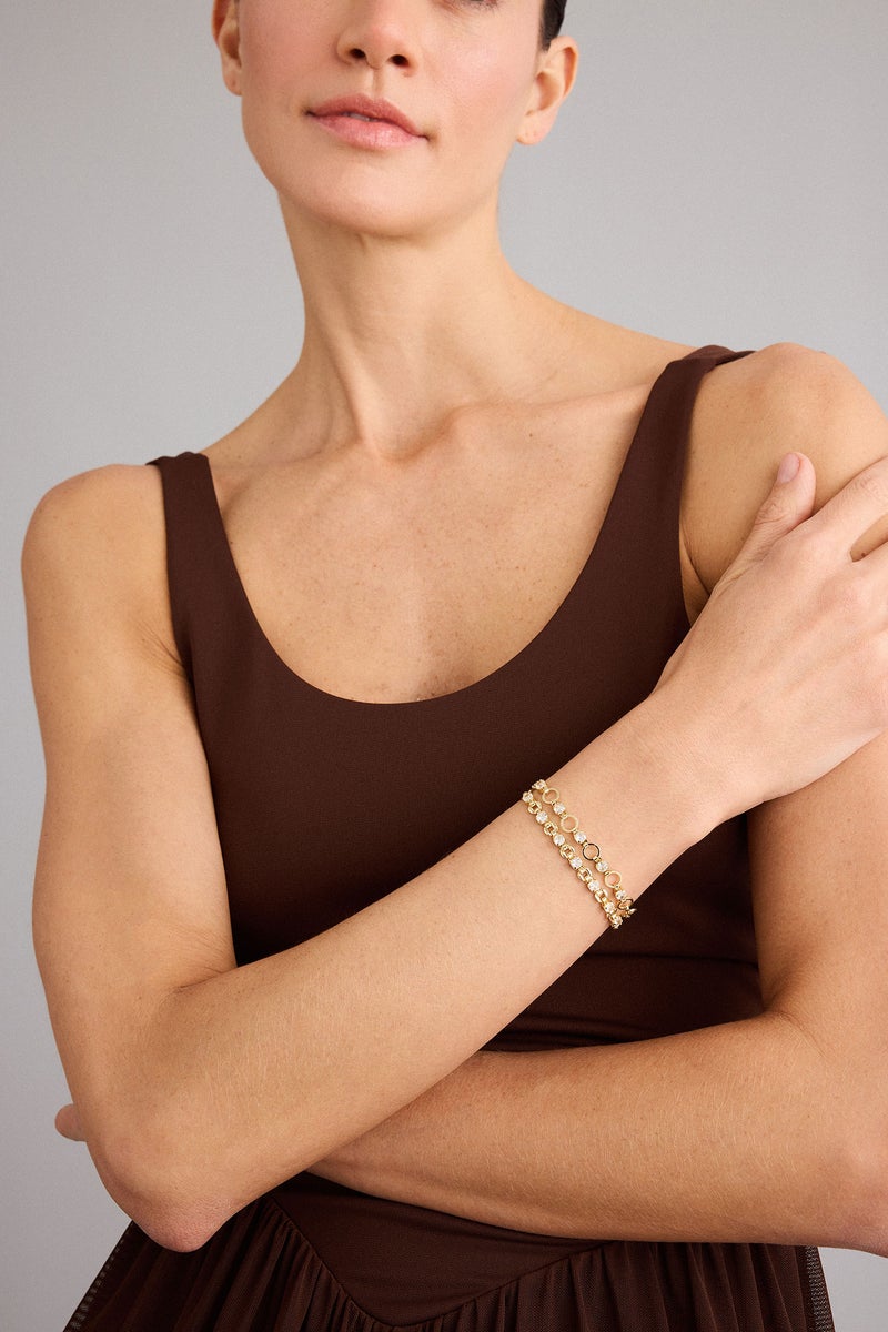 DeFacto Gold Woman Woman 2 Piece Bracelet Set Casual - Image 2
