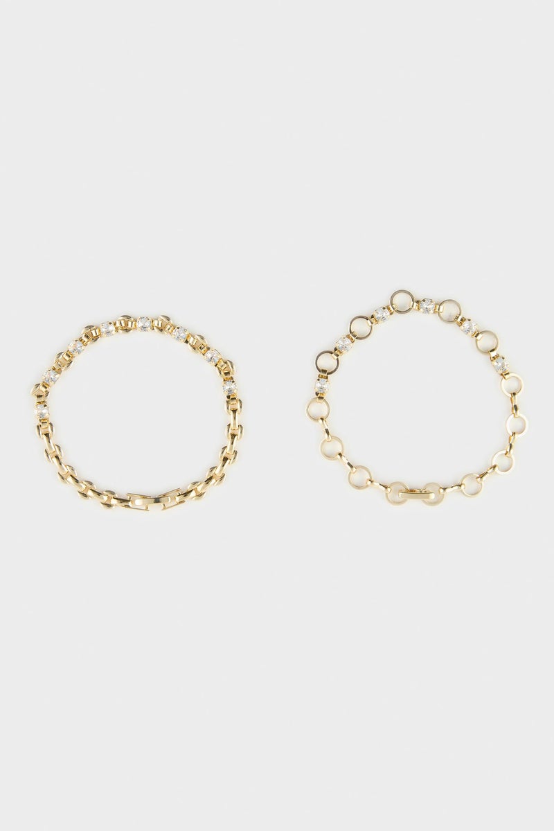 DeFacto Gold Woman Woman 2 Piece Bracelet Set Casual - Image 3