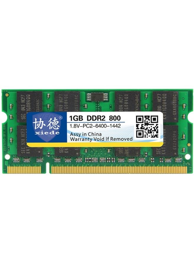 BURAQ XIEDE X026 DDR2 800MHz 1GB General Full Compatibility Memory RAM Module for Laptop  - Image 1