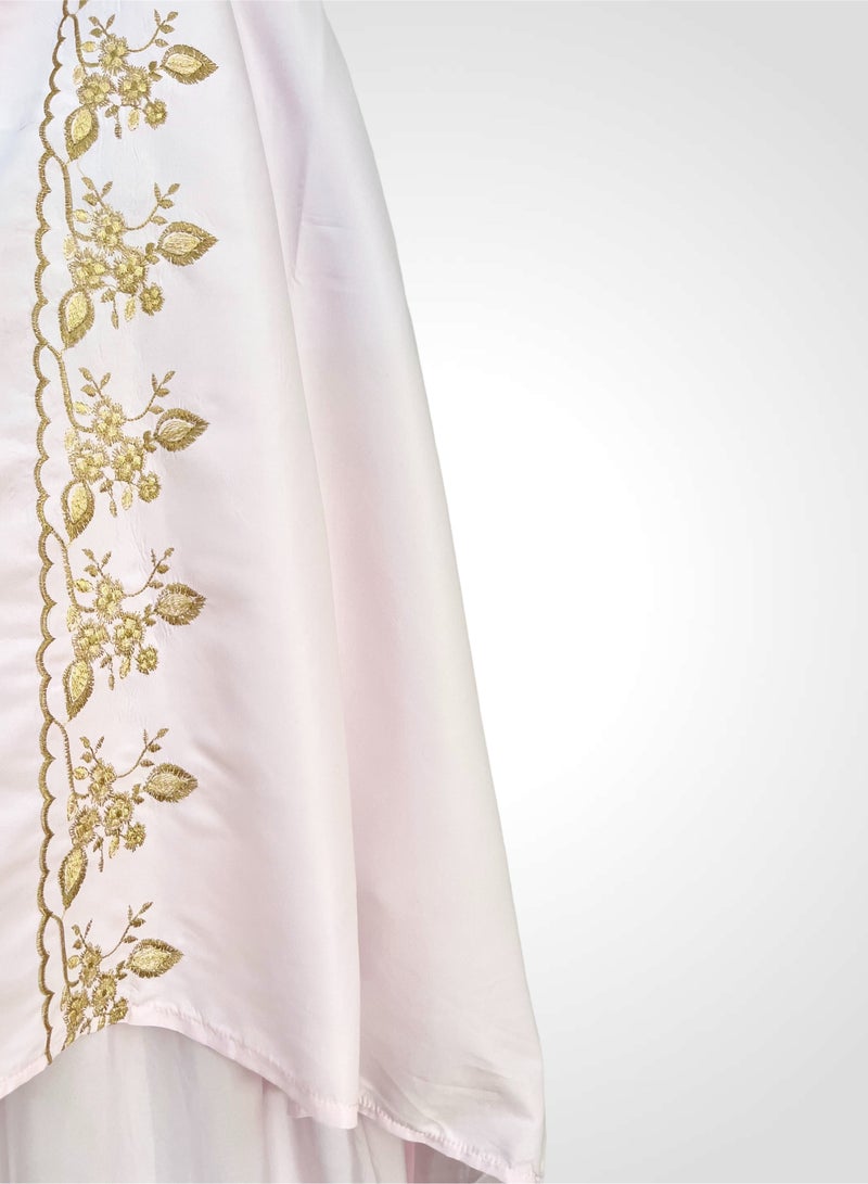 AL-HRAER - A Soft And Comfortable Two-Piece Embroidered Cotton Prayer Sheet That Fits All Sizes - Image 1