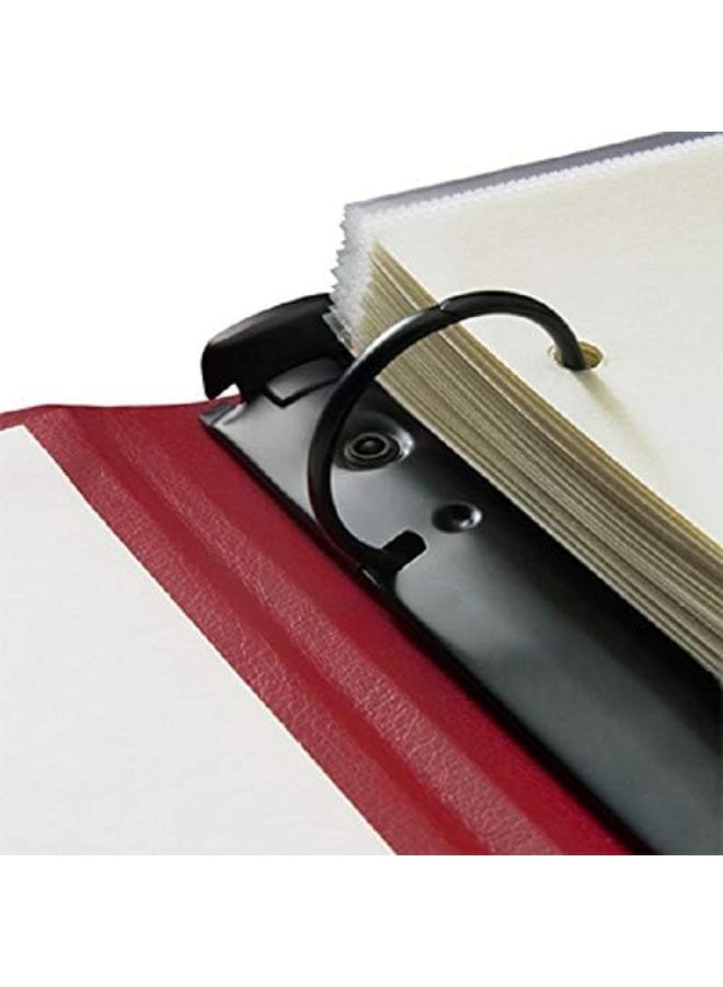 Gallery Leather Photo Album 4x6  3 Ring Binder Photo Album 60 Pages for 120 Photos Fillable Can Fit 8x10 and 5x7 Photos Handcrafted  Acadia Green  1175 x 105  Gallery - Image 4