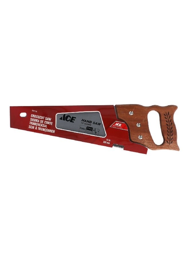 ACE 8 TPI Crosscut Saw Brown 44.8 x 2.2 x 13 cm XM18010597 - Image 5