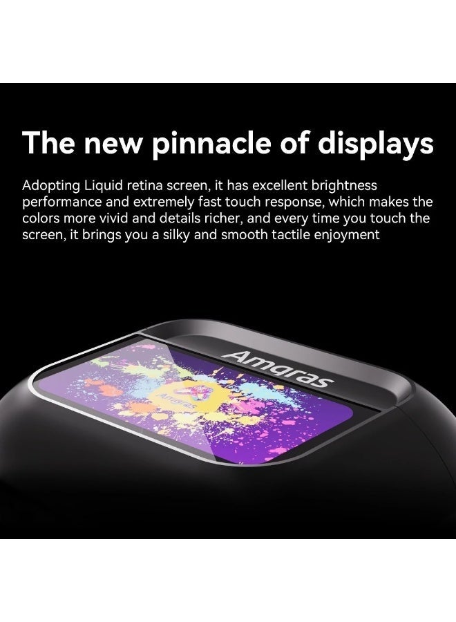 Amgras Eternity Ⅳ Major Smart Screen earphone Bluetooth Wireless Earbud EQ adjustment Spatial Audio ANC Transparent Mode - Image 2
