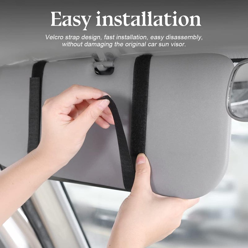 zipelo Car Sun Visor Organizer with Multi-Pocket Storage - Image 4