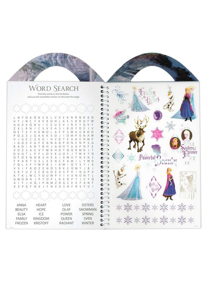 Disney Studios - Disney Frozen Stickers Travel Activity Set With Stickers Activities And Castle Door Hanger - Image 1