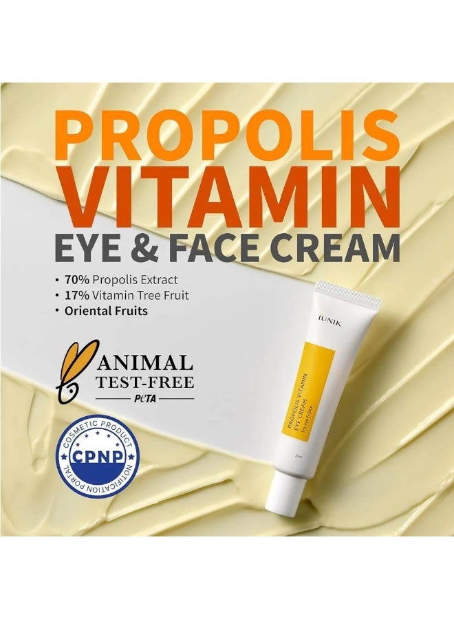 iUNIK Propolis Vitamin Eye Cream for Eye & Face - 30 ml - Image 3