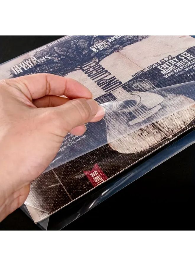 Premium Clear LP Record Sleeves 50 Pcs Durable 12 75 x 12 75 Album Covers Dust Proof Scratch Resistant - Image 5