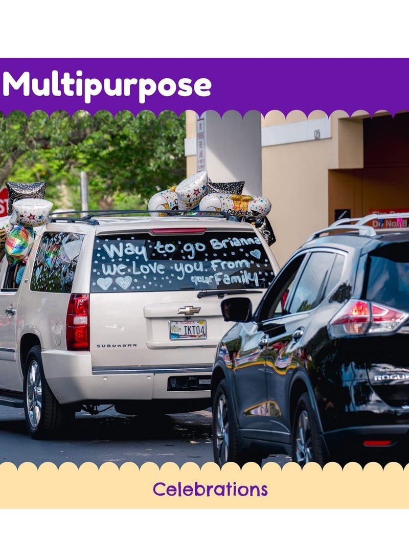 Excefore 8 Classic Neon Chalk Markers Double Pack, Bold Chalk Markers, Dry Erase Marker Pens, Liquid Chalk Pens Wet Erasable for Menu Boards, Glass, Windows, White Boards, Classrooms, Mirrors, Chalk Boards - Image 4