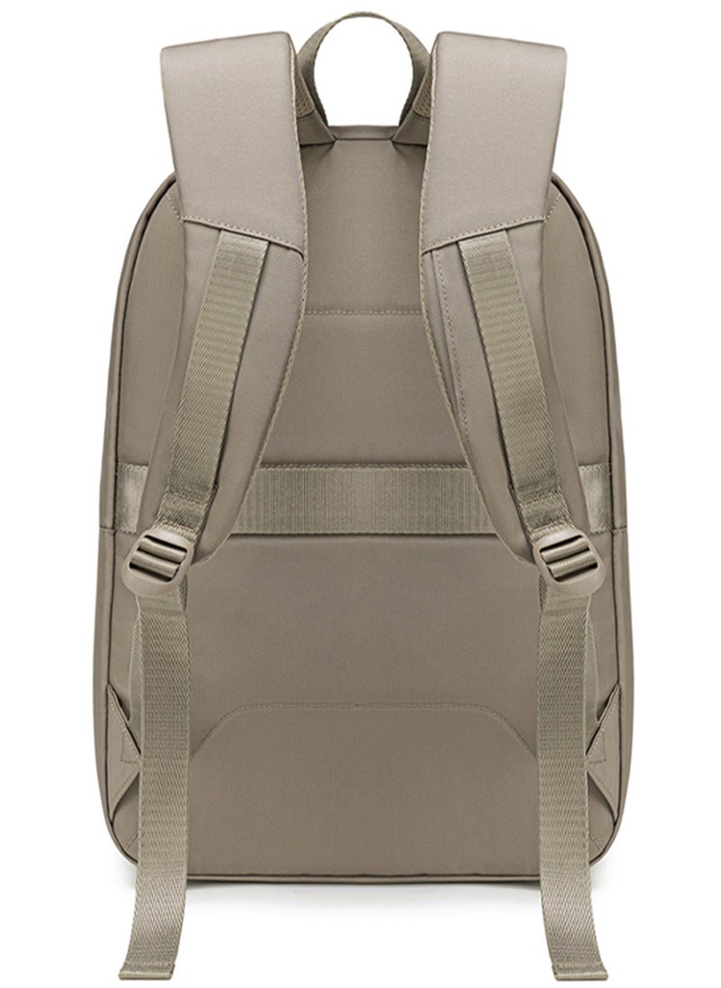 Chantria Premium Lightweight Laptop Backpack for Women Water Resistant Multifunctional Anti-Theft Daypack with Built in USB Port, CB00633 - Khaki  - Image 3