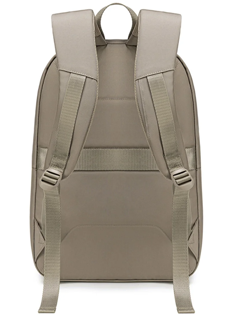 Chantria Khaki Premium Lightweight Laptop Backpack for Women Water Resistant Multifunctional Anti-Theft Daypack with Built in USB Port, CB00633, Khaki for Women | Best Price UAE