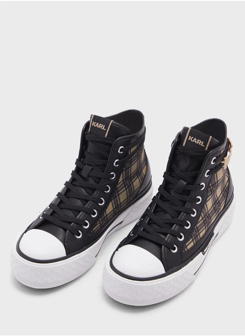 Karl Lagerfeld Kampus High-Top Sneakers
