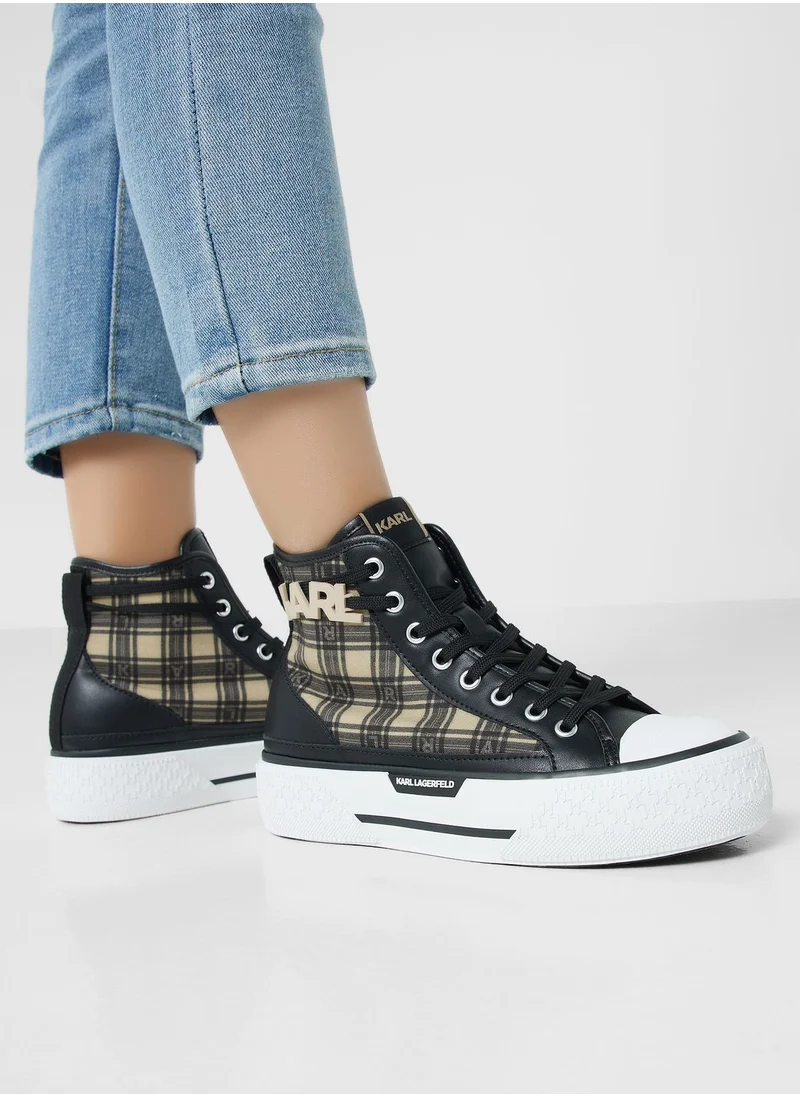 Karl Lagerfeld Kampus High-Top Sneakers