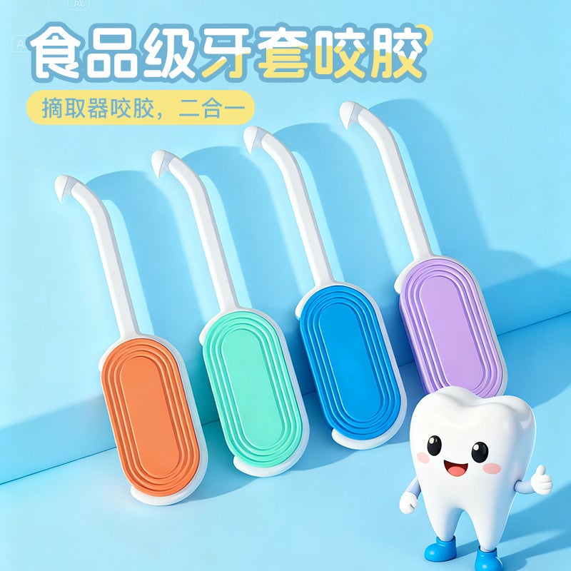Two-In-One Spot Invisible Braces Picker Portable Orthodontic Braces Hook Handheld Orthodontic Braces Bite - Image 2