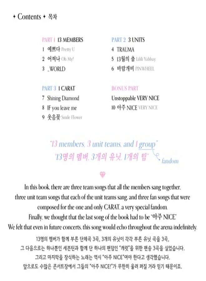 CAKE Seventeen Lyrics Inside Global Edition - Official Seventeen Merchandise, 10 Seventeen Songs Full Lyrics Interpretations, Kpop Merch, Seventeen Gift Idea for Carat - Image 3