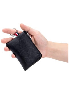 Oasisgalore Leather Coin Purse Wallet with Key Holder - Mini Credit Card and Change Pouch for Men and Women  - Image 2