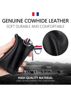 Oasisgalore Leather Coin Purse Wallet with Key Holder - Mini Credit Card and Change Pouch for Men and Women  - Image 4