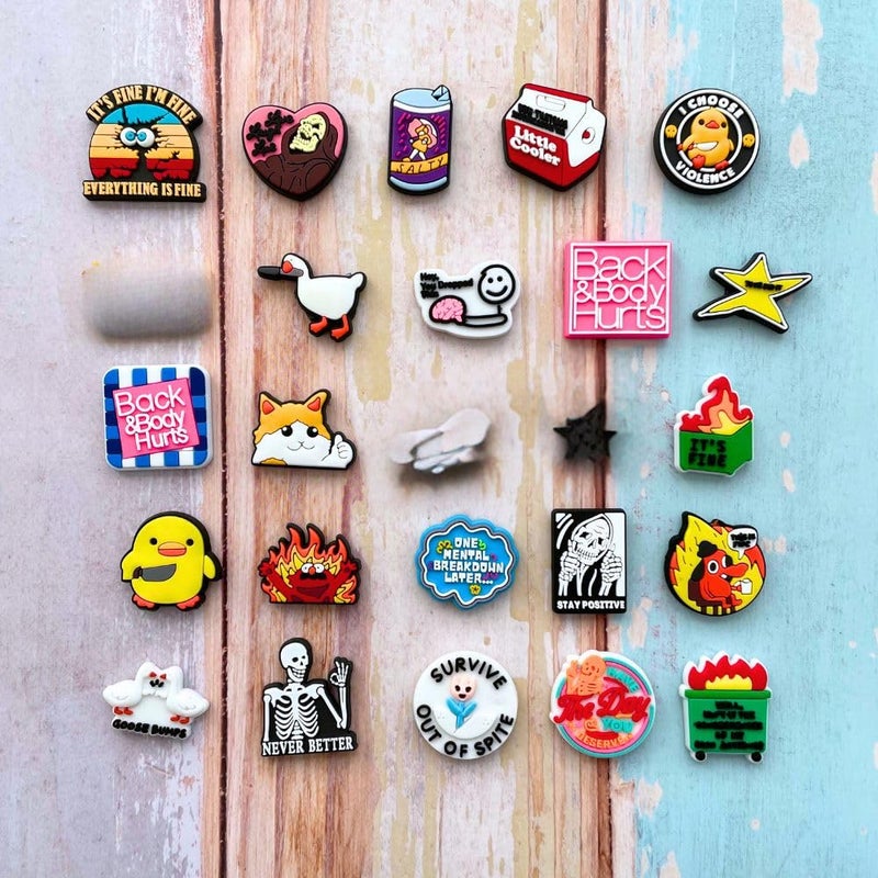 YJ PREMIUMS 25PC Funny Refrigerator Fridge Magnets Cute Fun Cool Hilarious Unique Meme Silly Sayings Quote Words Magnetic Decorative Work Office Locker for Adults Coworkers Decoration Kitchen Gifts Accessories - Image 5