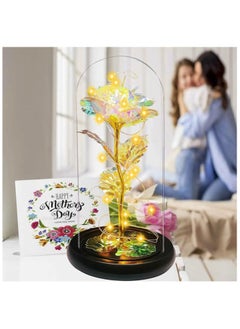 Generic Mother's Day Rose Gifts,Birthday Gifts for Women,Women Gifts for Christmas,Light up Rose in Glass Dome,Roses Flower Gifts for Mom,Valentine's Day Gifts Wedding Anniversary Thanksgiving  - Image 2