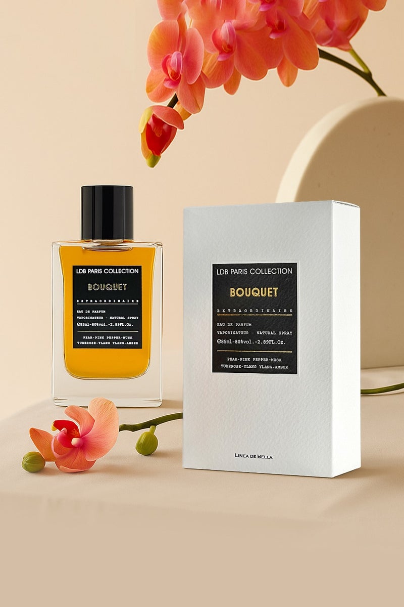 Linea De Bella LDB Collection Bouquet Fruity Floral | Long Lasting Perfume for Men with Fruity, Floral & Musk Blend | 85ML Eau De Parfum - Image 2