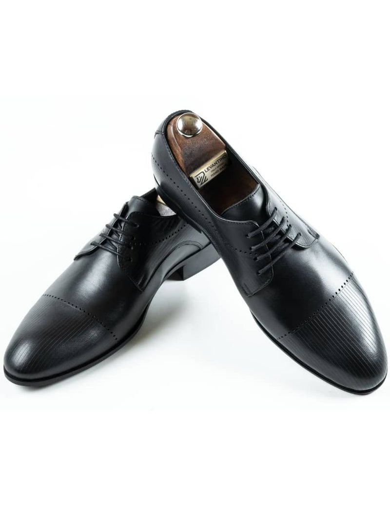 ليفانتينو حذاء أكسفورد رجالي برباط - Image 1
