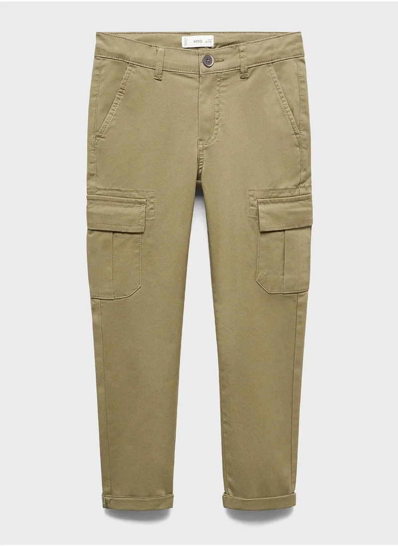 MANGO Kids Essential Cargo Pants