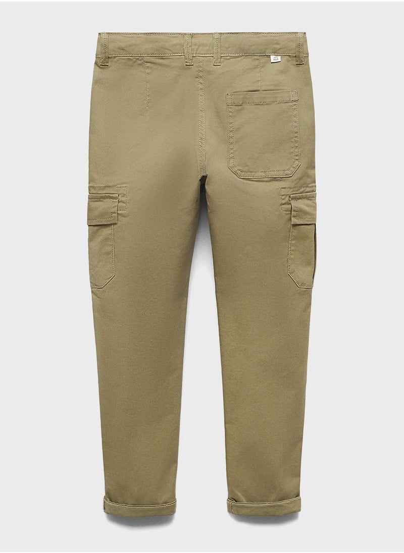 MANGO Kids Essential Cargo Pants  - Image 2