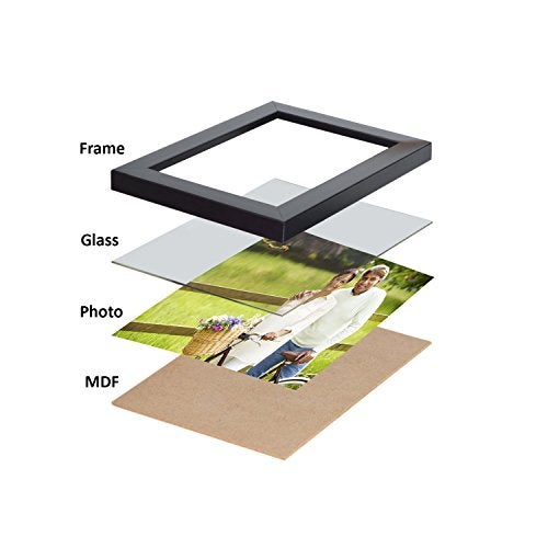 Stuthi Arts Wood MDF Photo Frame With Glass (Black, 11Photos), Wall Mount - Image 3