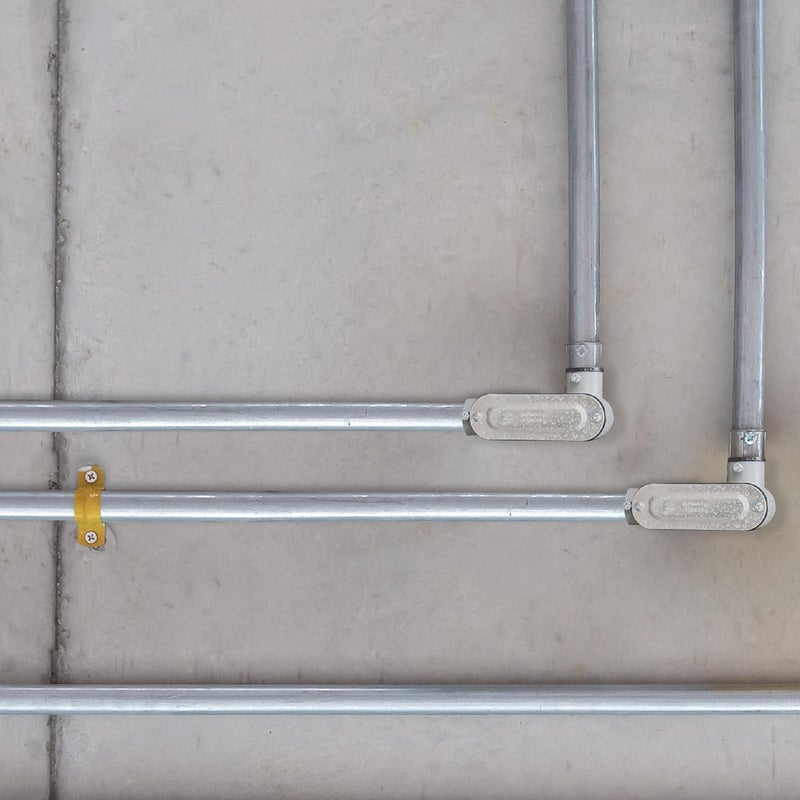 TayMac RLR250 Threaded LR Type Conduit Body, Die Cast Aluminum, Stamped Steel Cover, 2 1/2-Inch - Image 2