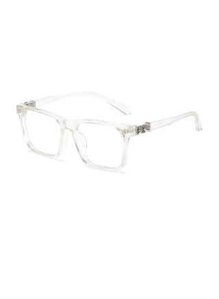 Classic Clear Lens Glasses, Eyeglasses for Men and Women, Thick Square Frame Eyewear - view 4