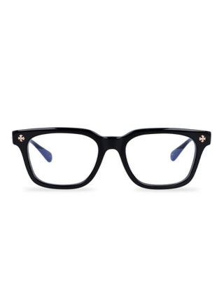Classic Clear Lens Glasses, Eyeglasses for Men and Women, Thick Square Frame Eyewear - view 3