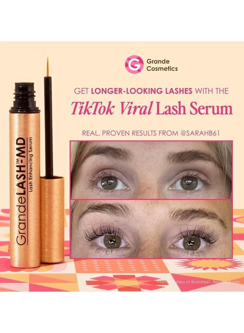 Grande 2ml Lash Enhancing Serum, Promotes Appearance of Longer, Thicker Eyelashes, Cruelty Free - Image 3