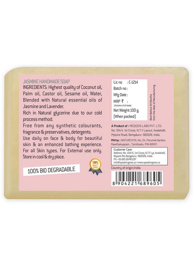 Speaking Tree Sensuous Jasmine Handmade Soap (Pack Of 3)  - Image 3