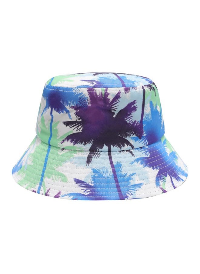 ZLYC Unisex Cute Print Bucket Hat Summer Travel Fisherman Cap for Women Men Teens (Palm Tree Print)  - Image 3