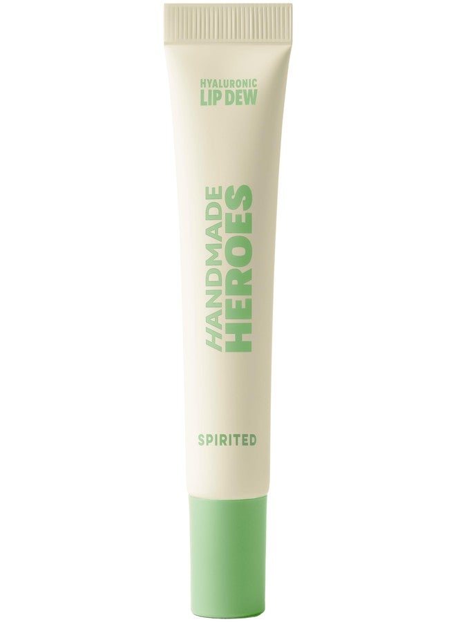 Handmade Heroes 100% Natural Vegan Tinted Lip Gloss with Hyaluronic Acid - Lightweight Moisturizing Soft Lipstick for Dry Lips - Spirited (Colorless) - Image 1
