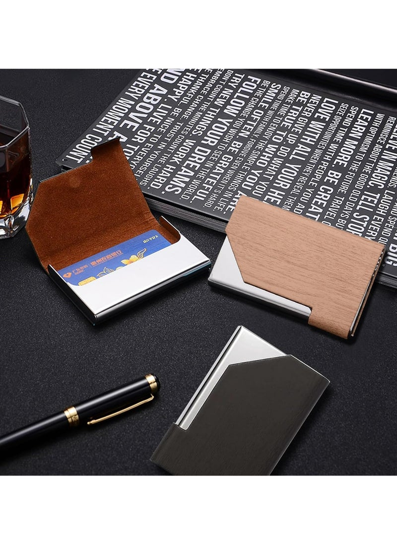 Oasisgalore 2-Pack Slim Business Card Holders for Men and Women - Stylish and Portable Card Cases  - Image 5