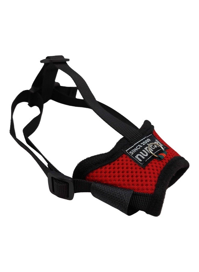 نونبيل كمامة كلاب قابلة للتعديل، مقاس 2، محيط الرقبة 13-28 سم، محيط الفم من الأمام: 12 سم، محيط الفم من الخلف: 18 سم، مناسبة للكلاب الصغيرة والمتوسطة الحجم (5-12 كجم). - Image 1