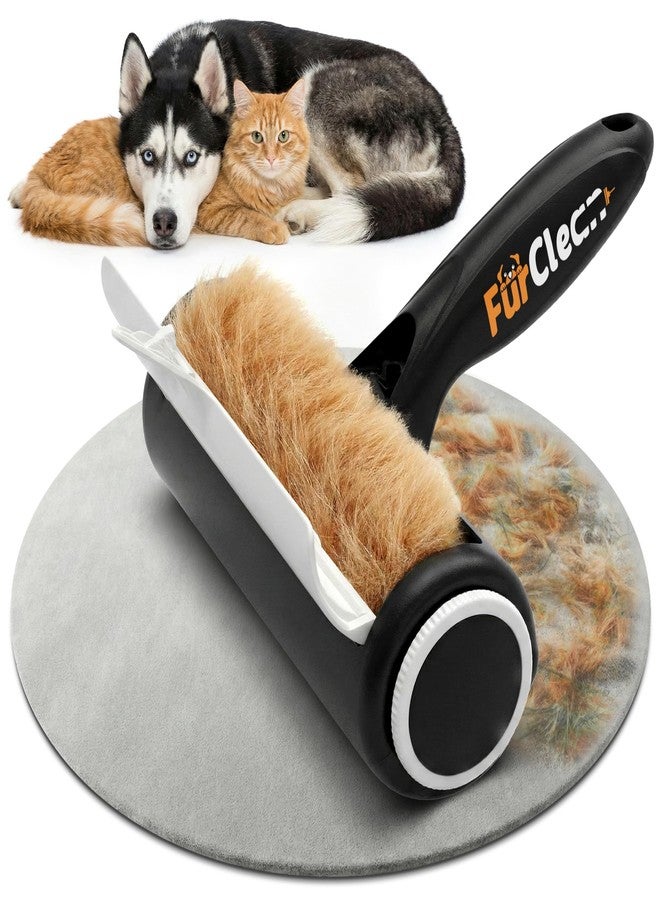FurClean Pet Hair Removal Roller - Electrostatic Absorption Reusable Lint Rollers for Pet Hair - Cleaning Tool for Furniture, Couch and Carpet - Large Storage Compartment with Easy Disposal - Image 1