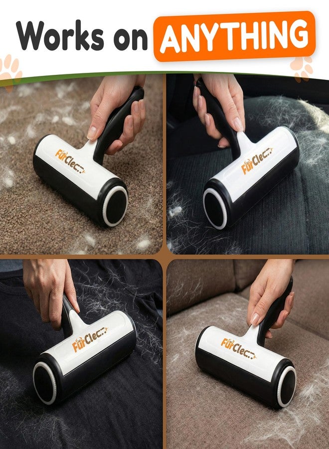 FurClean Pet Hair Removal Roller - Electrostatic Absorption Reusable Lint Rollers for Pet Hair - Cleaning Tool for Furniture, Couch and Carpet - Large Storage Compartment with Easy Disposal - Image 2