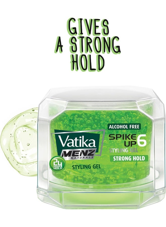 Vatika Naturals Spike Up Strong Hold Hair Styling Gel - 500 ml - Image 2