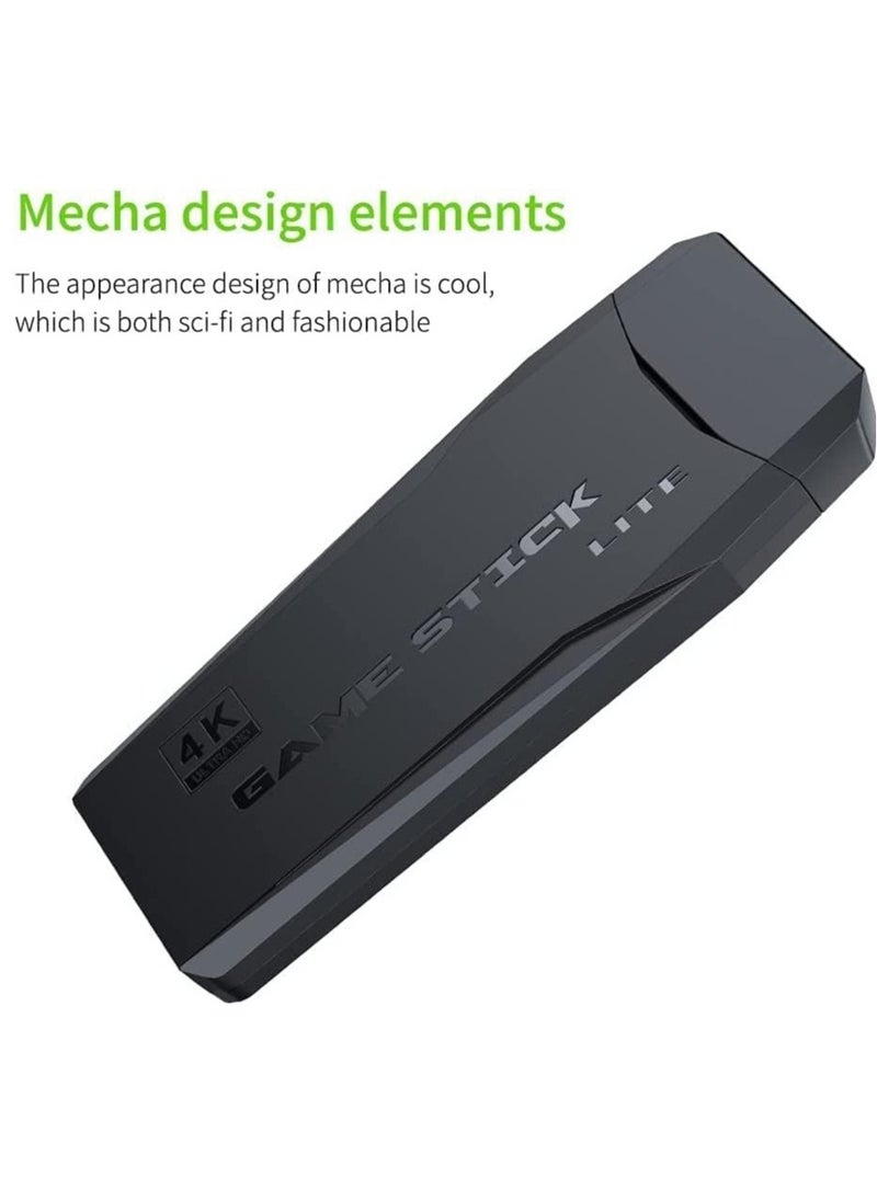 4K Games Wireless USB 10000 Console Classic Game Stick Mini Video Game Console 8 Bit Retro Controller HDMI Output Dual Player, Children Present