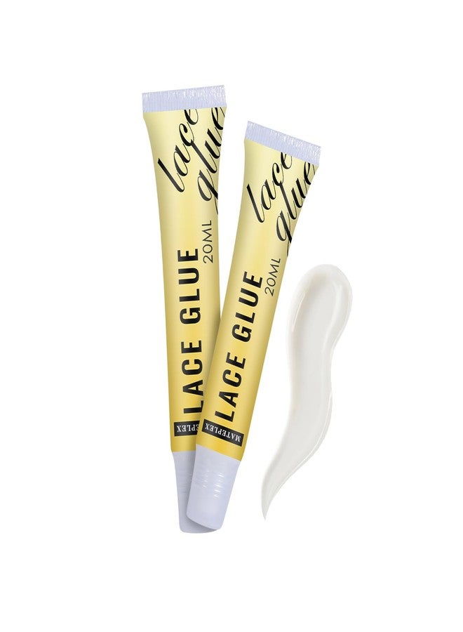 Mateplex Strong Hold Wig Glue for Lace Wigs，Hairpieces and Hair Extensions Waterproof Hair Bonding Adhesive Portable, Long Lasting and Invisible 20ml(0.7 fl oz), 2 pcs - Image 1