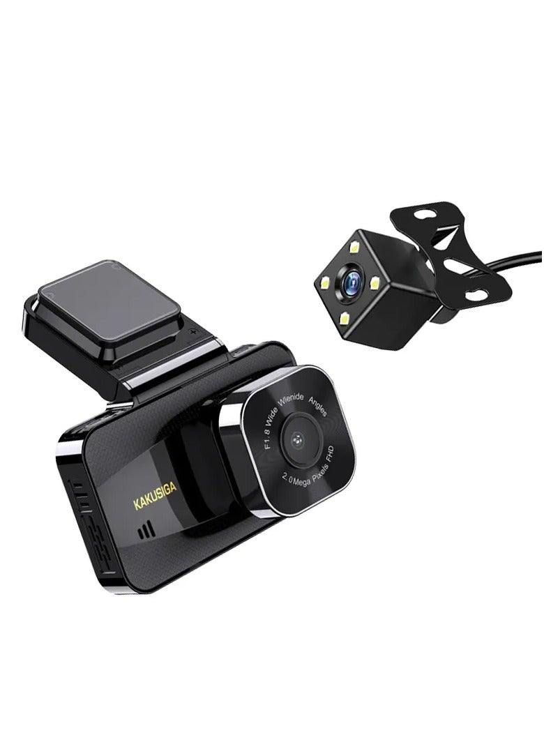 Kakusiga 2in1 Dash Board Camera 3inch Display High Definition Driving Recorder 128GB TF Card Support - Image 4