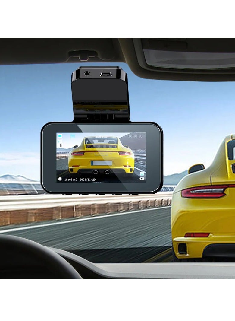 Kakusiga 2in1 Dash Board Camera 3inch Display High Definition Driving Recorder 128GB TF Card Support - Image 5