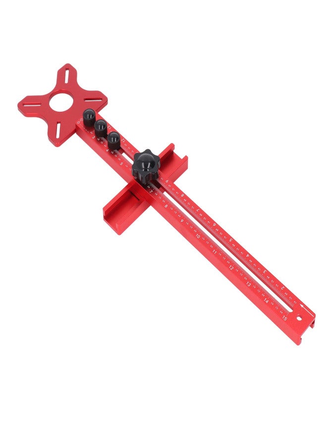 Router Milling Groove Bracket Imperial Trimming Flip Board Detachable Woodworking Circle Guide Tool 445mm Total Length - Image 4