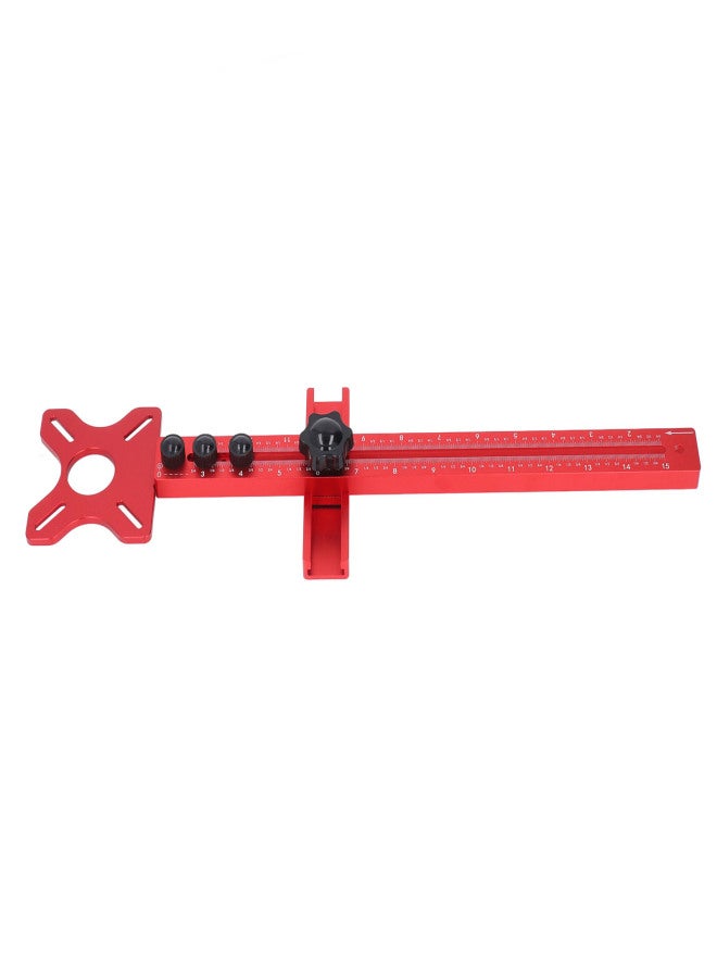 Router Milling Groove Bracket Imperial Trimming Flip Board Detachable Woodworking Circle Guide Tool 445mm Total Length - Image 5
