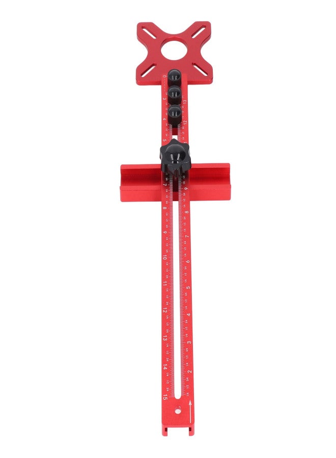 Router Milling Groove Bracket Imperial Trimming Flip Board Detachable Woodworking Circle Guide Tool 445mm Total Length - Image 3