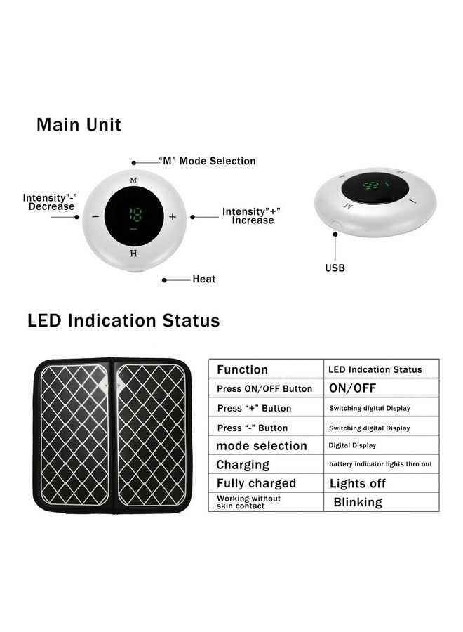 إسكدنيا جهاز تدليك القدم EMS بتقنية التحفيز الكهربائي للعضلات . - Image 5