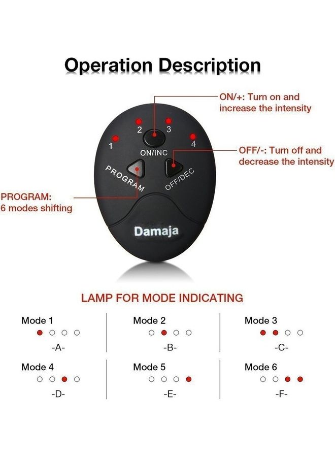 إسكدنيا جهاز تدليك القدم EMS بتقنية التحفيز الكهربائي للعضلات . - Image 2